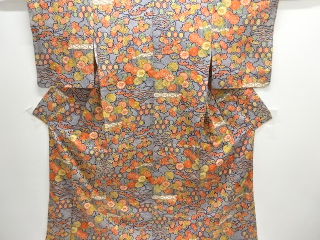 Japanese Kimono / Komon Synthetic fiber